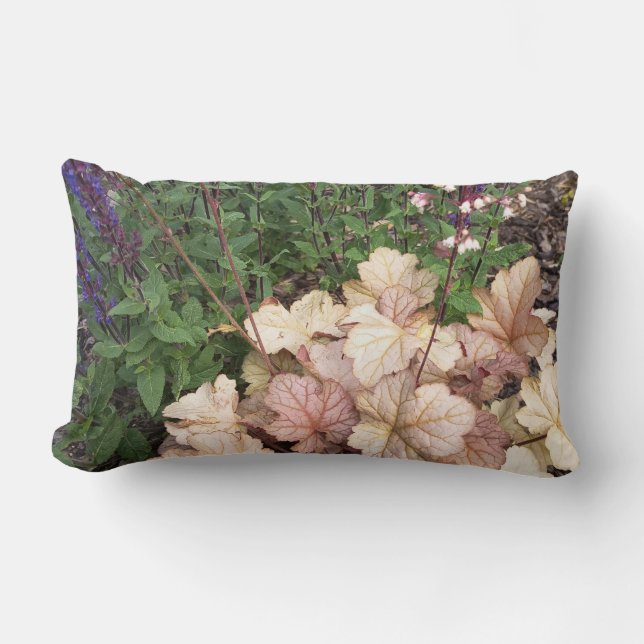 Elegante vintage bloemetuin kussensloop kussen (Voorkant)