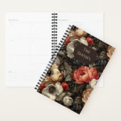 Elegante Vintage Bloemige Gezinsplanner Planner (Display)