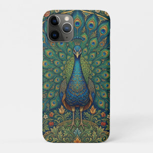 Elegante vintage bohemien pauwontwerp Case-Mate iPhone case