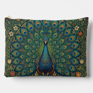 Elegante vintage bohemien pauwontwerp etui
