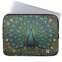 Elegante vintage bohemien pauwontwerp