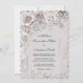 Elegante Vintage Boho Bruiloft Templates Kaart (Voorkant)