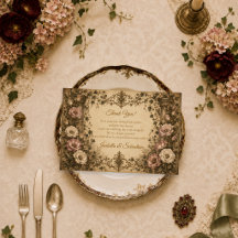 Elegante Vintage Botanische Bruiloft