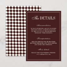 Elegante Vintage Bourgogne Huwelijksdetails