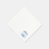 Elegante Vintage Bruiloft Servet Template | Aanpas (Hoek)