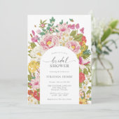 Elegante Vintage Bruiloftsborrel Kaart (Staand voorkant)