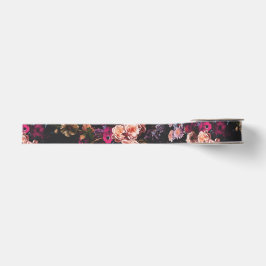 Elegante vintage donkere sombere bordeauxrode bloe grosgrain lint