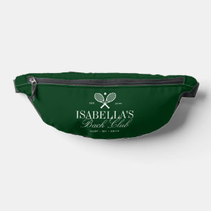 Elegante Vintage Groene Country Club Meisjesuitje Heuptasje