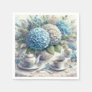 Elegante Vintage Hoge Thee Feestservet Servet