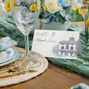 Elegante vintage Italiaanse villa bestemming bruil Plaatskaartje