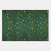 Elegante & Vintage Kerst Inpakpapier Set Vel (Voorkant)