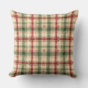 Elegante vintage kerst tuin kussensloop kussen