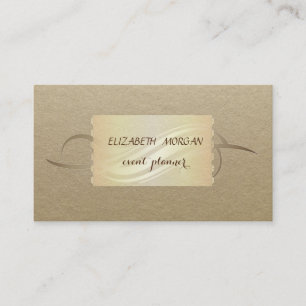 Elegante Vintage, Kraft Visitekaartje