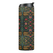 Elegante vintage libelle boho botanisch thermosbeker (Gedraaid links)