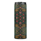 Elegante vintage libelle boho botanisch thermosbeker (Achterkant)