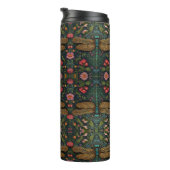 Elegante vintage libelle boho botanisch thermosbeker (Geroteerd rechts)