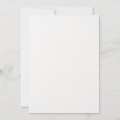 Elegante vintage lijst kunst verjaardag kaart (Achterkant)