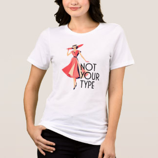 Elegante Vintage Mode Dame Tri-Blend Shirt