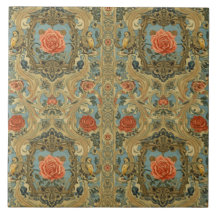 Elegante Vintage Nieuwe Bloemrijke Vogels