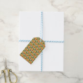 Elegante Vintage Ornamenten Cadeaulabel (Met Touw)