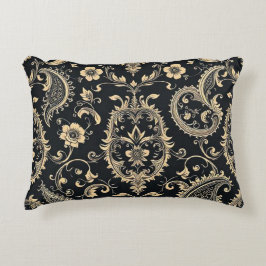 Elegante vintage paisley damask patroon accent kussen