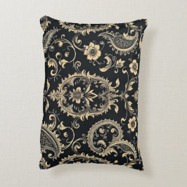Elegante vintage paisley damask patroon accent kussen