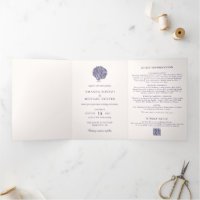 Elegante Vintage Pauw Blauwe Huwelijksdag