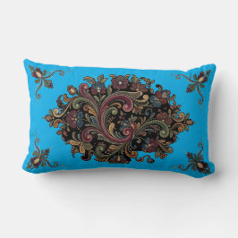 Elegante vintage rosmalen patroon kussen