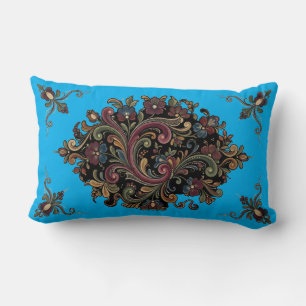 Elegante vintage rosmalen patroon kussen