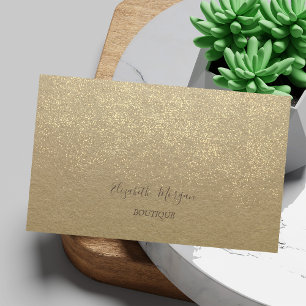 Elegante vintage, rustieke kraft,confetti visitekaartje
