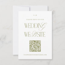 Elegante Vintage Saliegroene Trouwwebsite