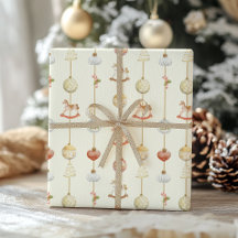Elegante Vintage Schommelpaard Kerst