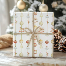 Elegante Vintage Schommelpaard Kerst 