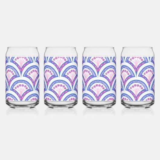 Elegante Vintage Sierkunst Blikvorm Glas (Voorkant)