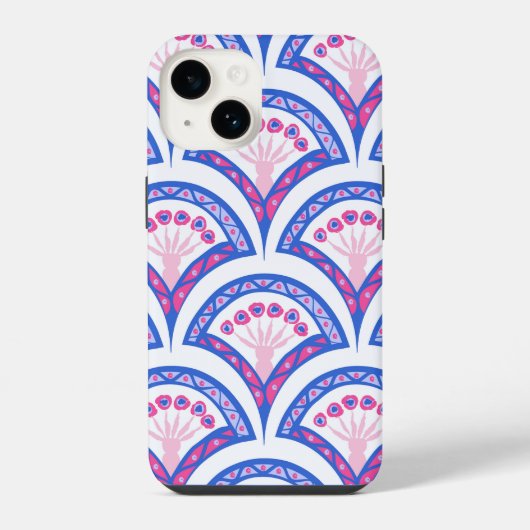 Elegante Vintage Sierkunst iPhone Hoesje (Achterkant)