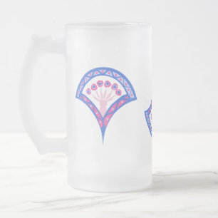 Elegante Vintage Sierkunst Matglas Bierpul