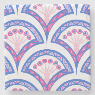 Elegante Vintage Sierkunst Stenen Onderzetter