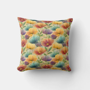 Elegante Vintage Stijlvolle Romantische Bloemrijke Kussen