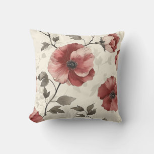Elegante Vintage Stijlvolle Romantische Bloemrijke Kussen