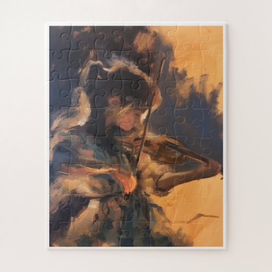 elegante violen legpuzzel (Verticaal)