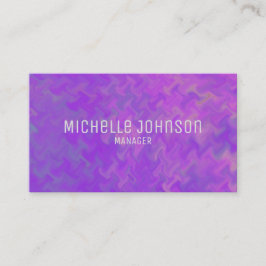 Elegante Violet Marbling Professionele look Visitekaartje