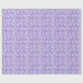 Elegante Violets Bruiloft Cadeaupapier (Vlak)