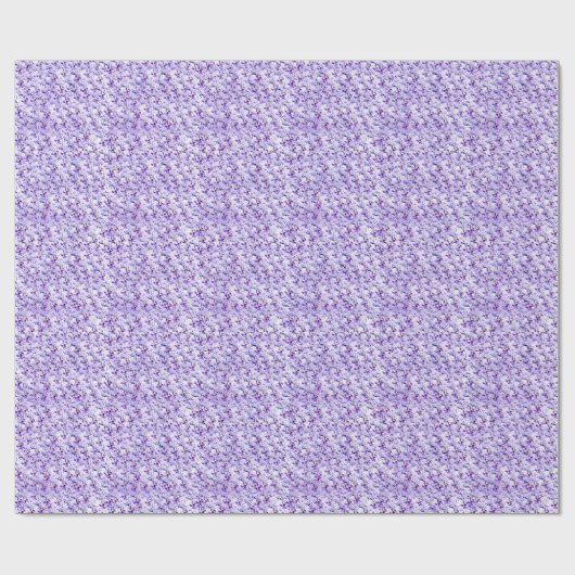 Elegante Violets Bruiloft Cadeaupapier (Vlak)