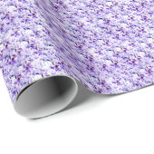 Elegante Violets Bruiloft Cadeaupapier (Rol Hoek)