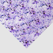 Elegante Violets Bruiloft Tissuepapier (Detail)