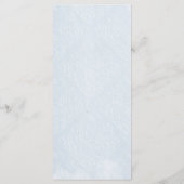 Elegante violette tak op een hemelsblauwe achtergr menu (Achterkant)