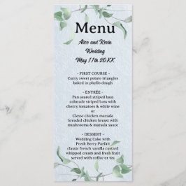 Elegante violette tak op een hemelsblauwe achtergr menu