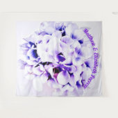 Elegante Viooltjes Wandkleed (Voorkant (horizontaal))