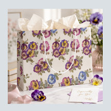 Elegante viooltjesbloesem cadeautas voor haar
