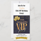 ELEGANTE VIP ERA PARTY INVITE KAART (Achterkant)
